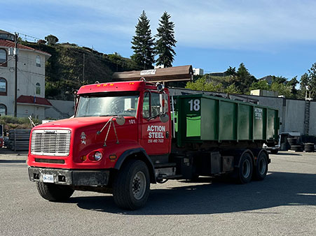 Action Steel's Salvage division buys many steel and other items for industry standard rates.