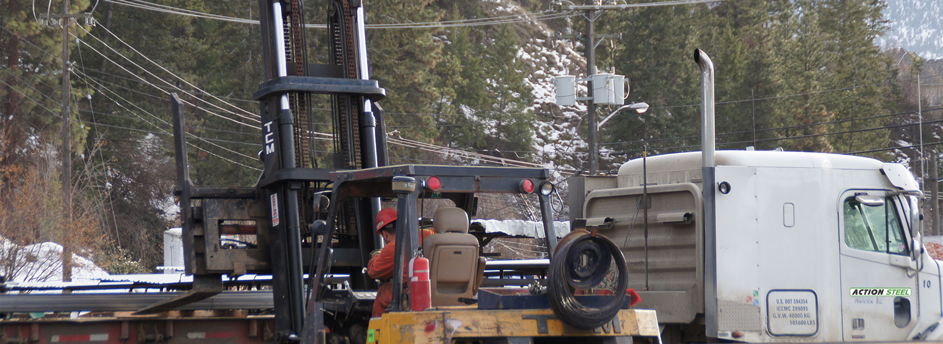 Action Steel provides steel sales and salvage services throughout the South Okanagan and byond - see our service area map.