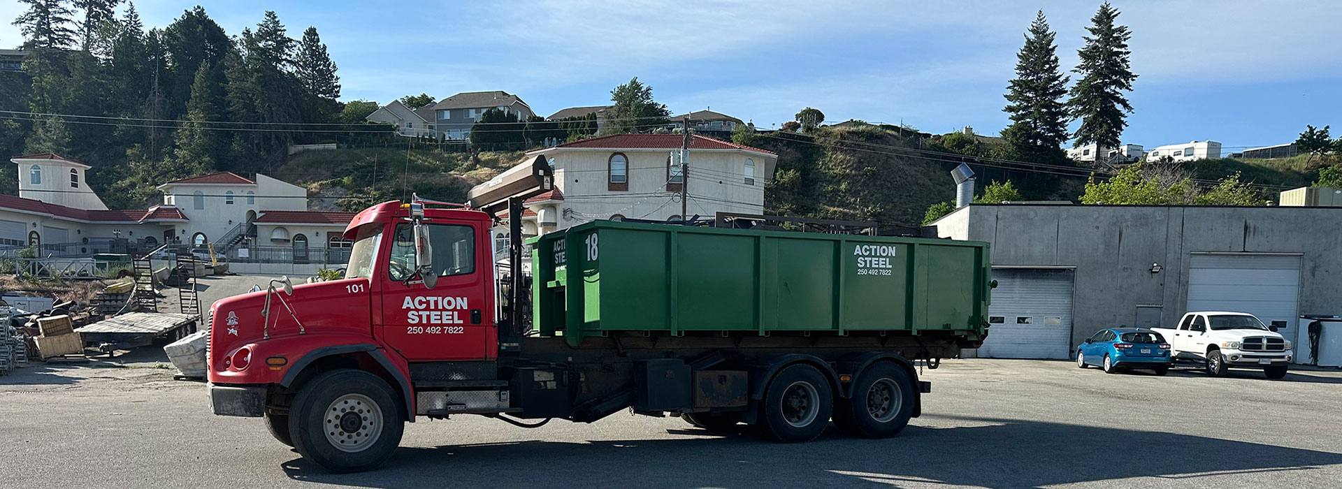 Action Steel Sales provides salvage services throughout the Okanagan, Kootenay, Princeton areas and beyond. 