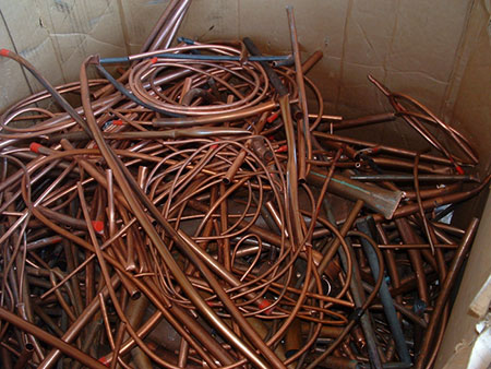 Action Steel accepts copper wire scrap for recycling