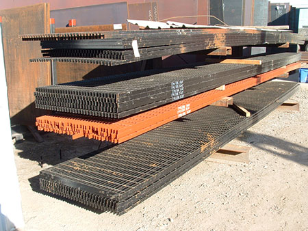 Action Steel carries a substantial inventory of steel mesh and bar grating for sale.