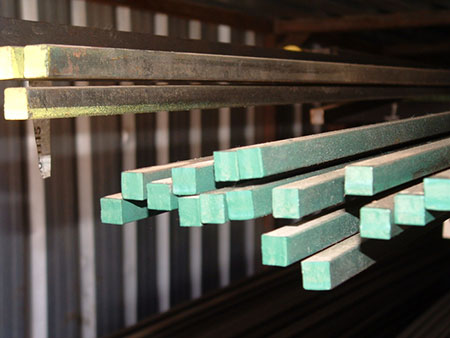 Action Steel carries a substantial inventory of square steel bars for sale.